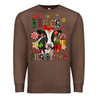 Chestnut just a heifer who loves christmas cow Premium Sweatshirt - CowGirlArtShop