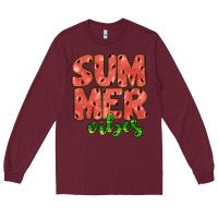 Burgundy summer vibes Long Sleeve Tee - JahusDesignShop