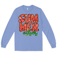 Colony Blue summer vibes Long Sleeve Tee - JahusDesignShop