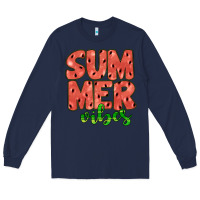 Navy summer vibes Long Sleeve Tee - JahusDesignShop