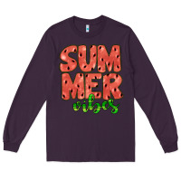 Plum summer vibes Long Sleeve Tee - JahusDesignShop