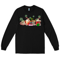 Black Christmas coffee Long Sleeve Tee - MaliasSmallBusiness