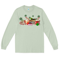 Matcha Christmas coffee Long Sleeve Tee - MaliasSmallBusiness