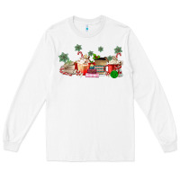 White Christmas coffee Long Sleeve Tee - MaliasSmallBusiness