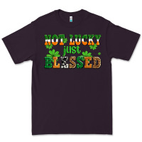 Plum not lucky just blessed Premium Tee - AdoDesignShop