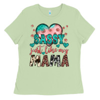 Matcha sassy just like my mama Ladies Tee - JahusDesignShop