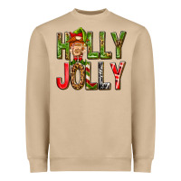 Holly Jolly Elf Gnome Heavyweight Sweatshirt | Teevron