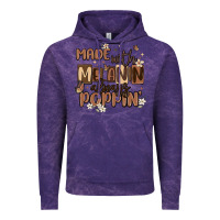 Cloud Purple made with melanin always poppin Vintage Hoodie - MaliasSmallBusiness