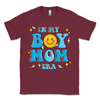 Burgundy in my boy mom era Classic Tee - MaliasSmallBusiness