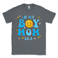 Charcoal Heather in my boy mom era Classic Tee - MaliasSmallBusiness