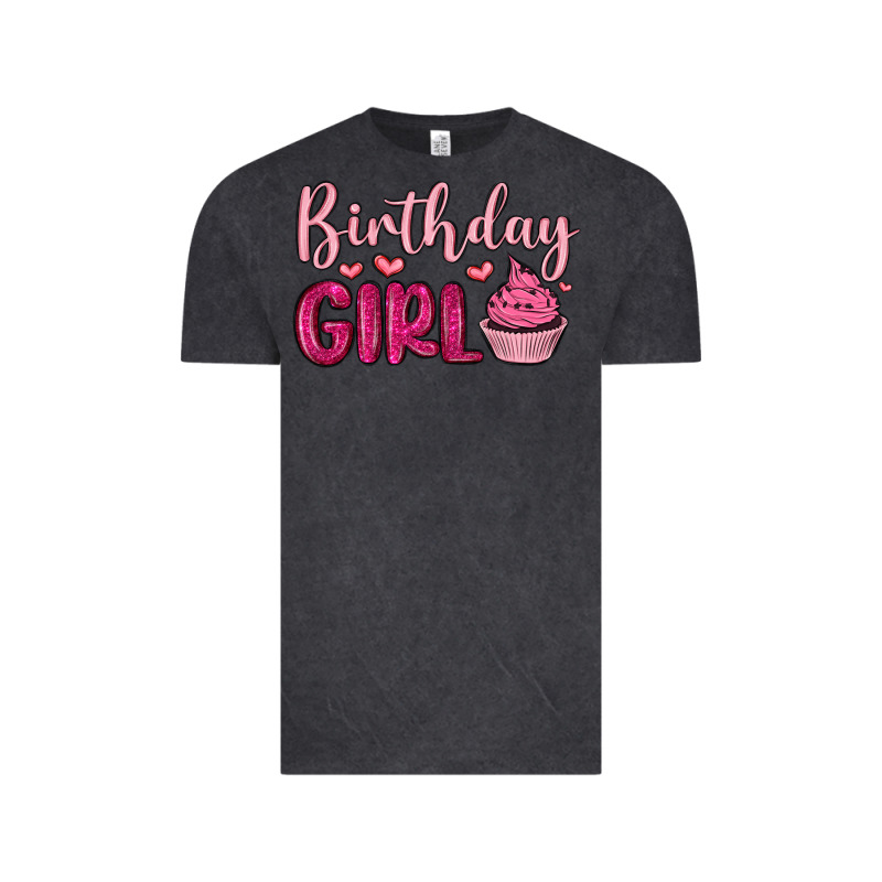 Birthday Girl Cupcake Vintage Tee by MaliasSmallBusiness | Teevron