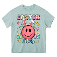 Arona easter vibes smiley face Heavy Core Tee - Artiststas