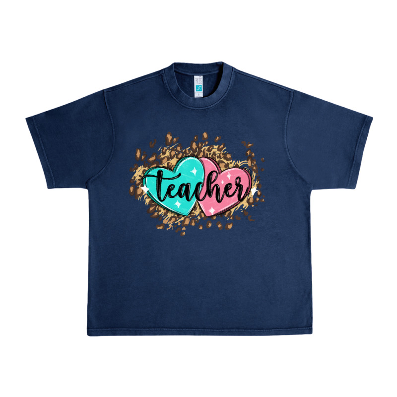 Heart Teacher Urban Heavy Tee by MaliasSmallBusiness | Teevron