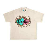 Sandshell heart teacher Urban Heavy Tee - MaliasSmallBusiness