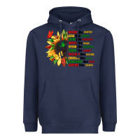 Navy dream like martin juneteenth Heavyweight Hoodie - CowGirlArtShop