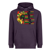 Plum dream like martin juneteenth Heavyweight Hoodie - CowGirlArtShop