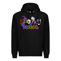 Black spooky season Premium Hoodie - CowGirlArtShop