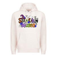 Pale Pink spooky season Premium Hoodie - CowGirlArtShop