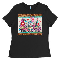 Black nurse gnomes Ladies Tee - AdoDesignShop