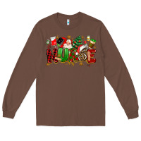 Chestnut christmas  nurse Long Sleeve Tee - MaliasSmallBusiness