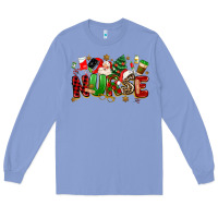Colony Blue christmas  nurse Long Sleeve Tee - MaliasSmallBusiness