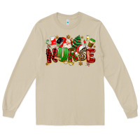 Mushroom christmas  nurse Long Sleeve Tee - MaliasSmallBusiness