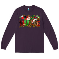 Plum christmas  nurse Long Sleeve Tee - MaliasSmallBusiness