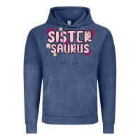 Vintage Denim sister saurus Vintage Hoodie - MaliasSmallBusiness