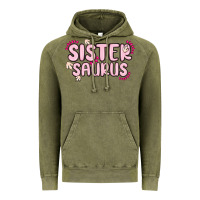 Vintage Olive sister saurus Vintage Hoodie - MaliasSmallBusiness