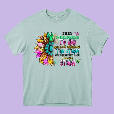 They Whispered To Her You Can't Withstand The Stor Heavy Core Tee Designed By Artiststas