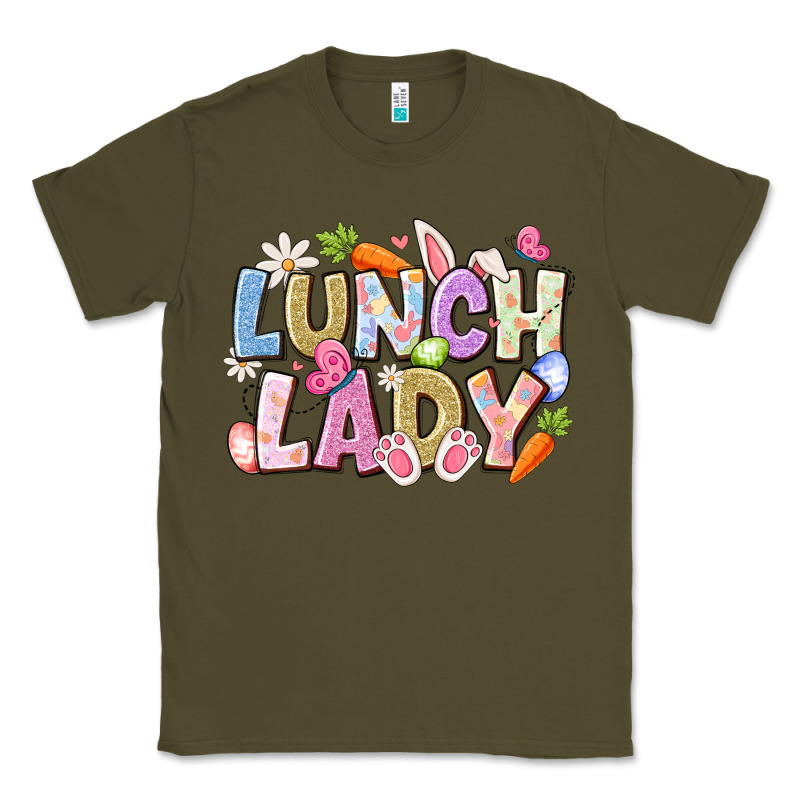 Lunch Lady Easter Classic Tee by CowhideDigitalArt | Teevron