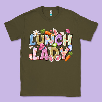 Lunch Lady Easter Classic Tee Designed By Cowhidedigitalart