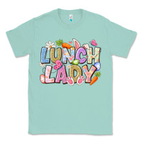 Seafoam lunch lady easter Classic Tee - CowhideDigitalArt