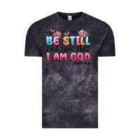 Cloud Black be still and know that i am god psalm 46 10 Vintage Tee - MaliasSmallBusiness