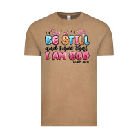 Vintage Coffee be still and know that i am god psalm 46 10 Vintage Tee - MaliasSmallBusiness
