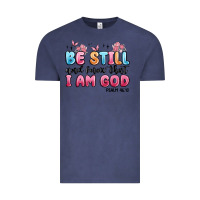 Vintage Denim be still and know that i am god psalm 46 10 Vintage Tee - MaliasSmallBusiness