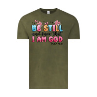 Vintage Olive be still and know that i am god psalm 46 10 Vintage Tee - MaliasSmallBusiness