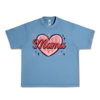 Pebble Blue mama valentines Urban Heavy Tee - MaliasSmallBusiness