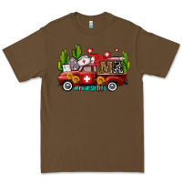 Cacao ma medical assistant nurse truck with cactus and sunflowers Premium Tee - AdoDesignShop