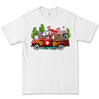 White ma medical assistant nurse truck with cactus and sunflowers Premium Tee - AdoDesignShop