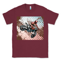 Burgundy born to ride dirty bikes Classic Tee - MaliasSmallBusiness