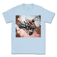Dusty Blue born to ride dirty bikes Classic Tee - MaliasSmallBusiness