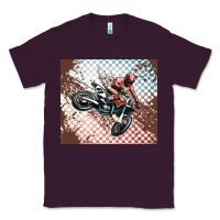 Plum born to ride dirty bikes Classic Tee - MaliasSmallBusiness