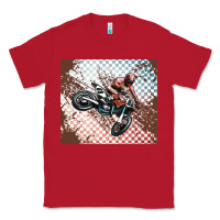 Red born to ride dirty bikes Classic Tee - MaliasSmallBusiness