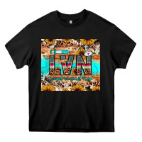 Black lvn licensed vocational nurse Heavy Core Tee - JahusDesignShop
