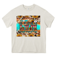 Cream lvn licensed vocational nurse Heavy Core Tee - JahusDesignShop