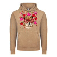 Vintage Coffee valentine's shiba inu Vintage Hoodie - RanaPortraitStore