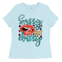 Baby Blue sassy but classy Ladies Tee - JahusDesignShop