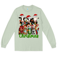 Matcha christmas three cows mooey christmas Long Sleeve Tee - MaliasSmallBusiness