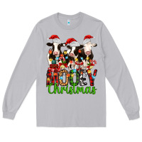 Moon Dust christmas three cows mooey christmas Long Sleeve Tee - MaliasSmallBusiness